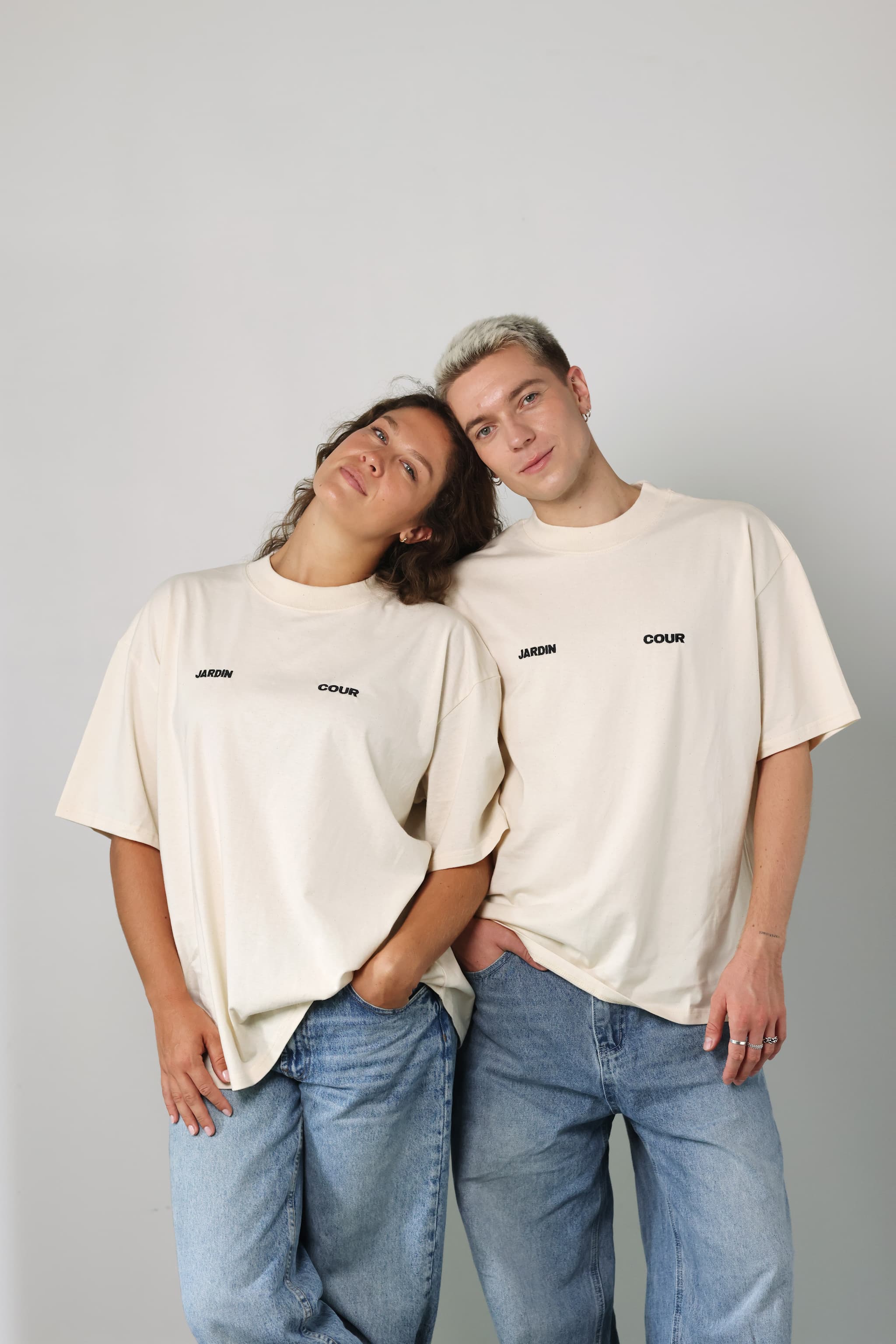 T-shirt JARDIN COUR - Naturel