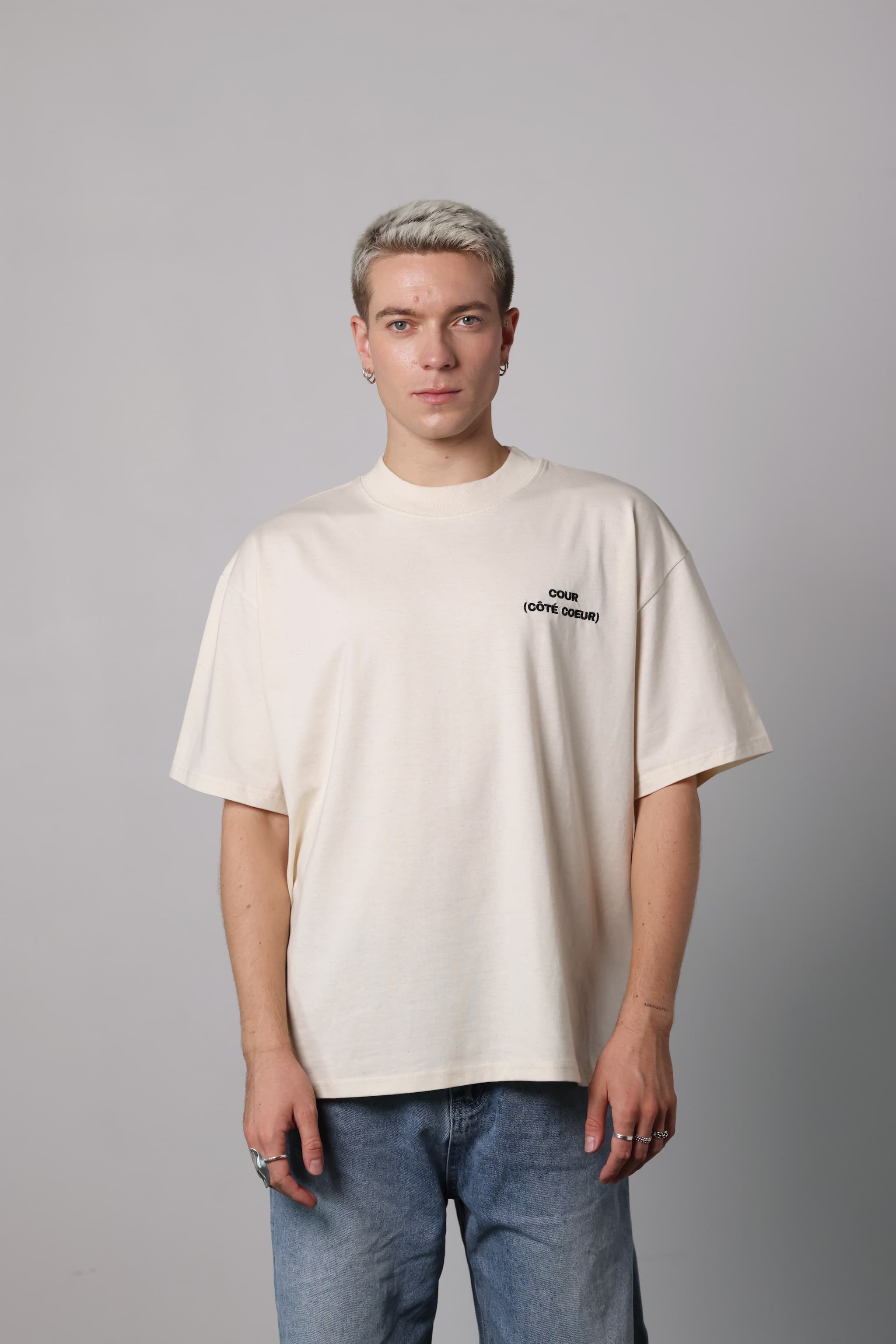 T-shirt COUR (CÔTÉ COEUR) - Naturel