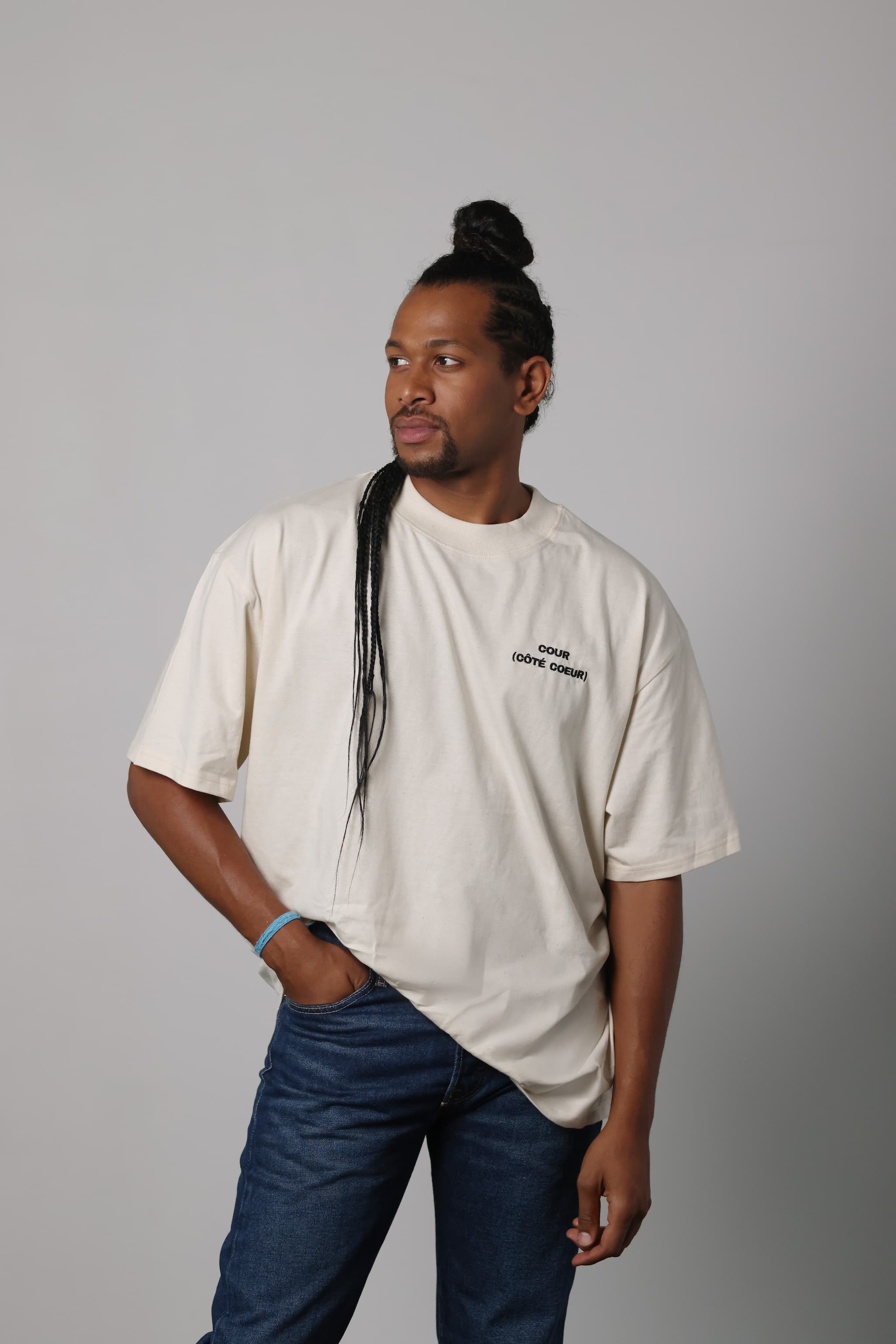 T-shirt COUR (CÔTÉ COEUR) - Naturel